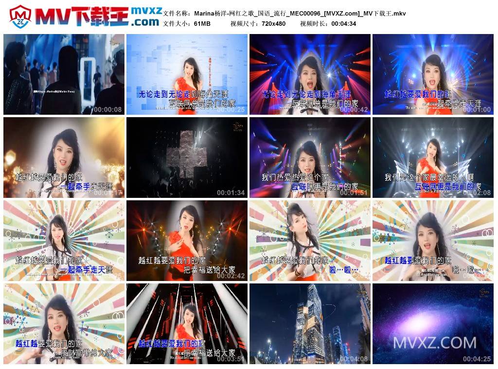 Marina杨洋-网红之歌_国语_流行_MEC00096